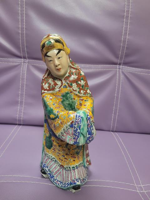 古玩陶瓷清代精品親王人物塑像拍賣,當前價格12888元