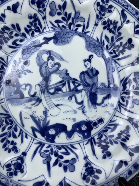古玩陶瓷康熙青花人物盤拍賣,當前價格3588元