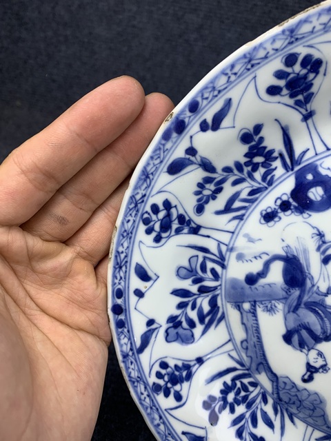古玩陶瓷康熙青花人物盤拍賣,當前價格3588元