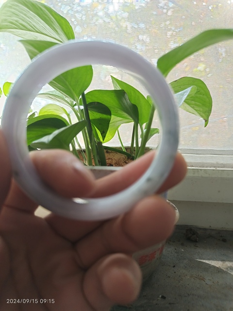 古玩玉器飄花翡翠手鐲拍賣，當前價格2600元