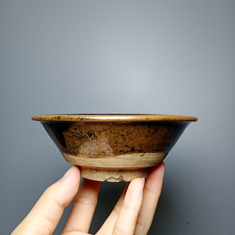 古玩陶瓷清代,蟮魚釉茶盞388拍賣,當前價格388元