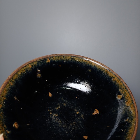 古玩陶瓷金代，黑釉盞拍賣，當(dāng)前價(jià)格1500元