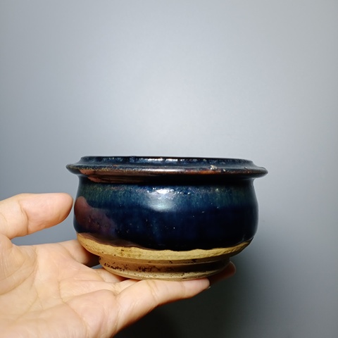 古玩陶瓷黑釉香爐拍賣，當前價格950元