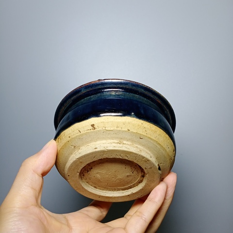 古玩陶瓷黑釉香爐拍賣，當前價格950元