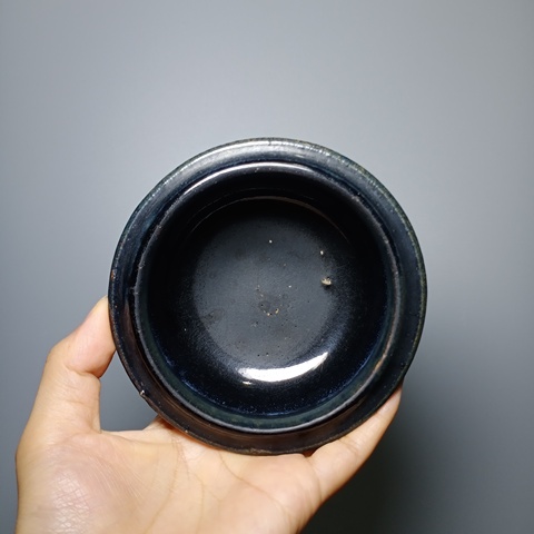 古玩陶瓷黑釉香爐拍賣，當前價格950元