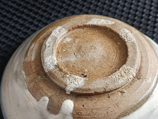 古玩陶瓷明末清初磁州窯青花盤拍賣，當前價格50元
