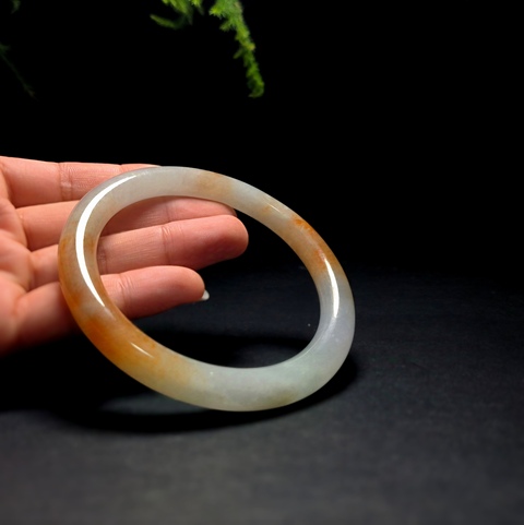 古玩玉器清代冰紅老翡翠手鐲拍賣，當前價格13000元