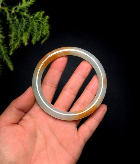 古玩玉器清代冰紅老翡翠手鐲拍賣，當前價格13000元