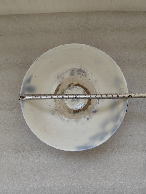 古玩陶瓷青花花卉紋茶碗拍賣，當前價格450元