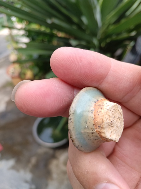 古玩陶瓷館藏級鈞窯青釉紫斑蓋拍賣,當前價格980元