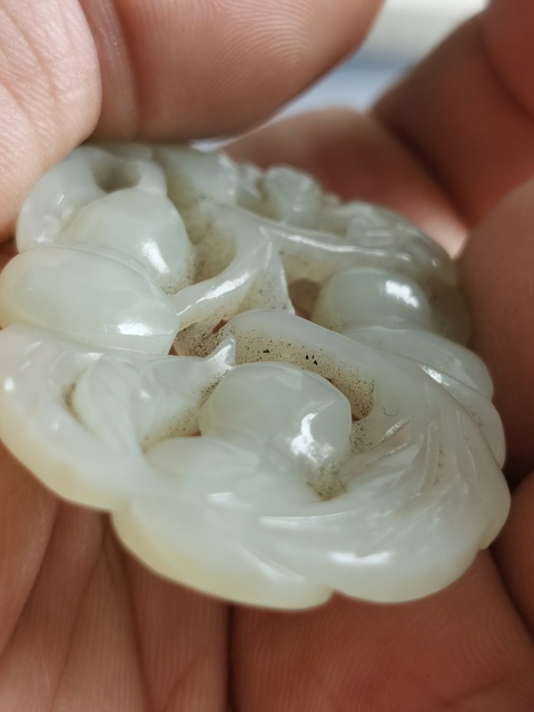 古玩玉器和田玉葫蘆型玉佩拍賣，當前價格488元