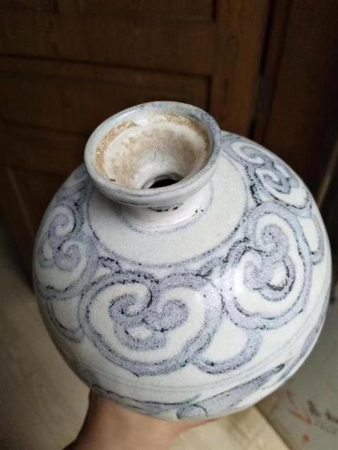 古玩陶瓷明正德青花鳳紋梅瓶拍賣,當(dāng)前價格38000元