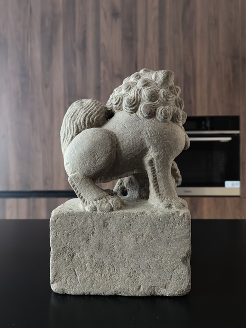 古玩雜項清代官造案頭獅(太師少保)拍賣,當前價格18888元