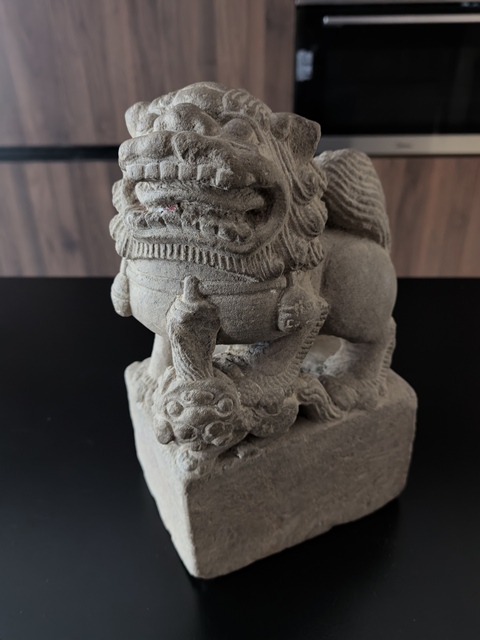 古玩雜項清代官造案頭獅(太師少保)拍賣,當前價格18888元