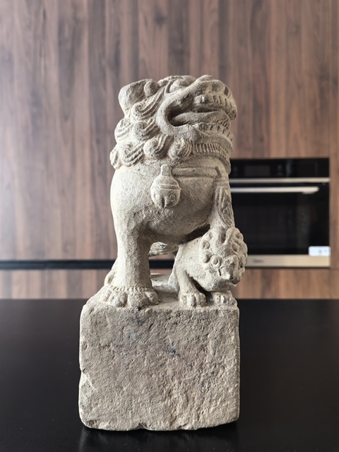 古玩雜項清代官造案頭獅(太師少保)拍賣,當前價格18888元