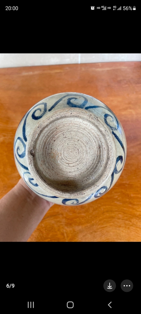 古玩陶瓷精品:玉溪窯青花魚藻紋玉壺春瓶拍賣，當(dāng)前價格5288元