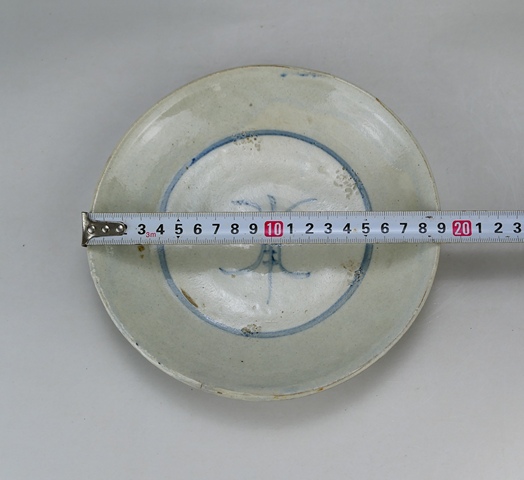 古玩陶瓷明晚期·青花壽字盤拍賣,當前價格399元