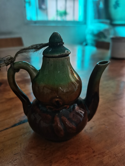 古玩陶瓷葫蘆型執壺拍賣，當前價格800元