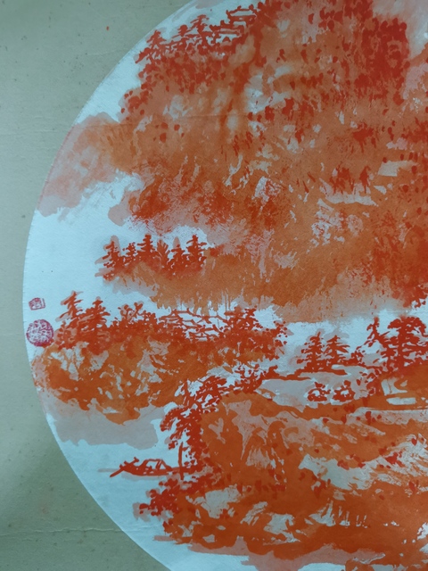 古玩字畫彭城八老之一徐州著名山水畫家張榮基山水拍賣,當前價格499元