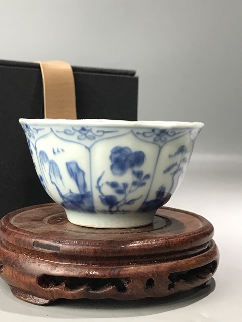 古玩陶瓷明·大明成化年制茶圓拍賣，當前價格5555元