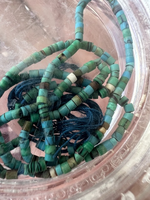 古玩玉器松石珠串拍賣，當(dāng)前價格800元