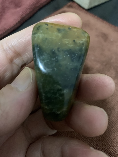 古玩雜項壽山溪蛋田  綠田黃石拍賣，當前價格9999元