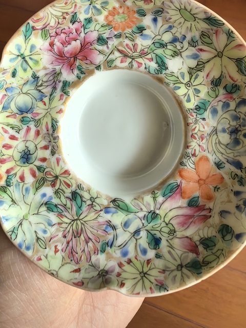 古玩陶瓷三才蓋碗拍賣，當前價格3000元