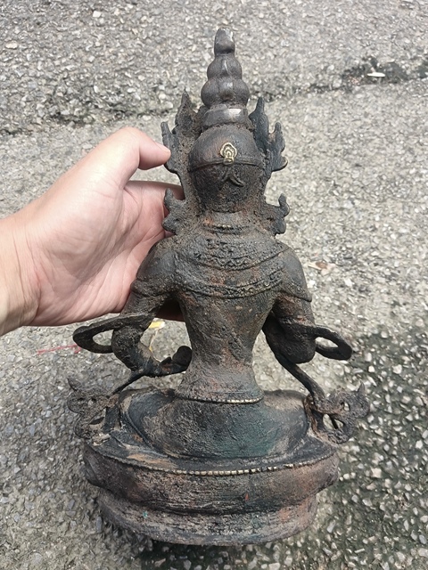 古玩銅器銅金剛手菩薩拍賣，當前價格600元