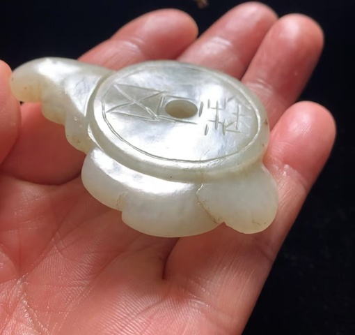 古玩玉器明清和田玉福到眼前佩拍賣,當前價格2500元