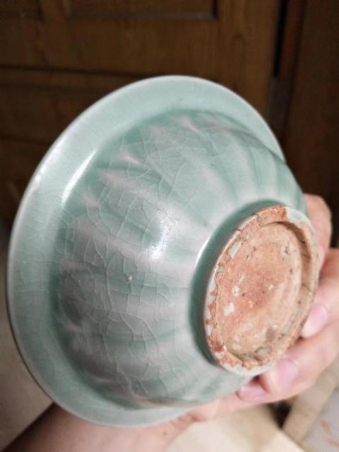 古玩陶瓷元龍泉青瓷蓮花紋雙魚洗拍賣,當前價格18000元