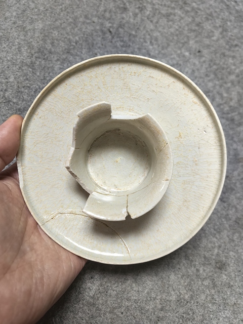 南宋-湖田窯青白釉盞托拍賣，當(dāng)前價格1800元