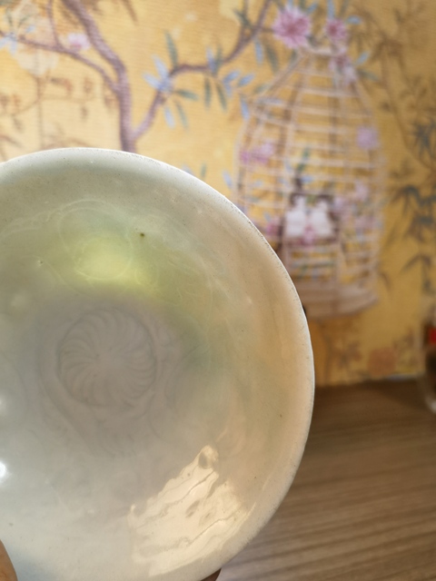 古玩陶瓷南宋湖田窯娃娃盤三戲嬰盤（已做實物鑒定）拍賣，當前價格20000元