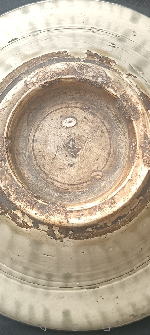 古玩陶瓷金元~白釉折沿斗笠碗拍賣,當前價格1850元