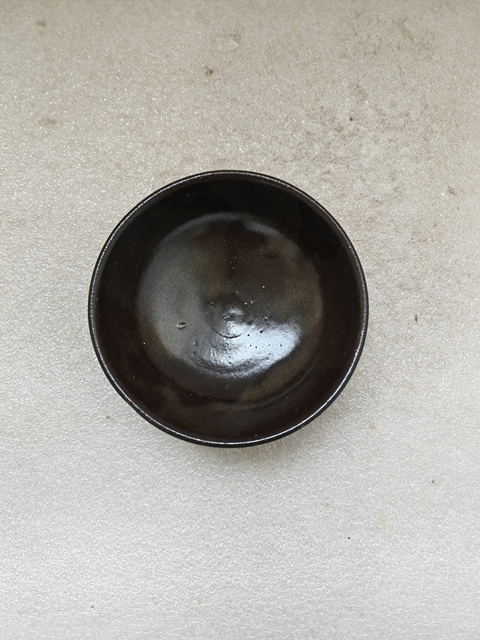 古玩陶瓷磁州窯褐釉茶碗拍賣，當(dāng)前價(jià)格398元