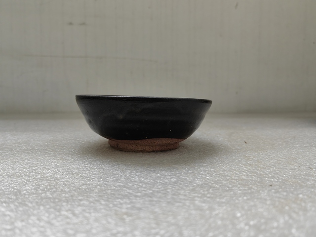 古玩陶瓷磁州窯褐釉茶碗拍賣，當(dāng)前價(jià)格398元