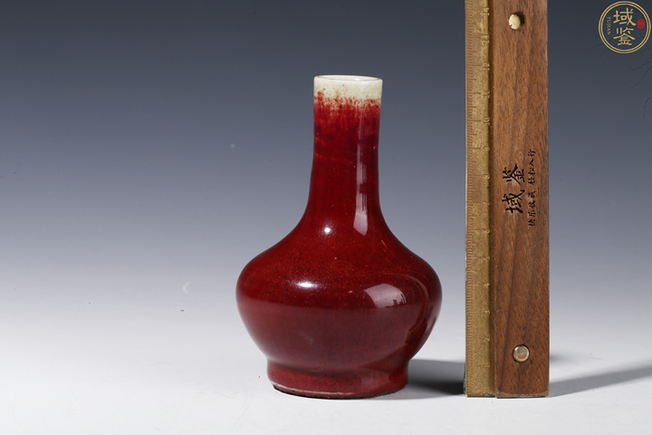 古玩陶瓷鈞紅釉荸薺瓶拍賣,當前價格12800元