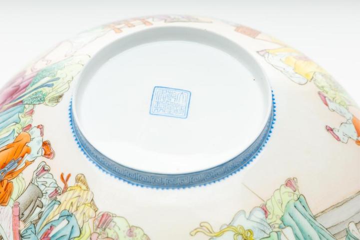 古玩陶瓷創匯 薄胎人物紋碗拍賣,當前價格28000元