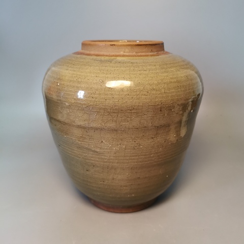 古玩陶瓷【千年龍泉】元明時期龍泉青瓷蓋罐拍賣,當前價格1500元