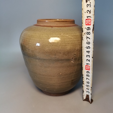 古玩陶瓷【千年龍泉】元明時期龍泉青瓷蓋罐拍賣,當前價格1500元