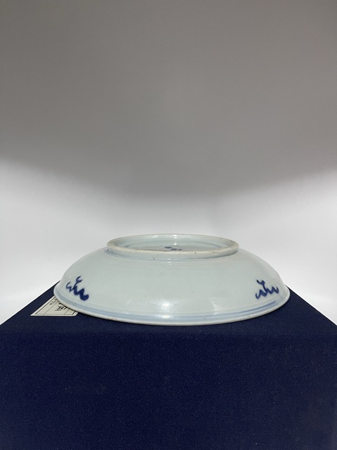 古玩陶瓷清青花花鳥紋盤拍賣,當(dāng)前價格1800元