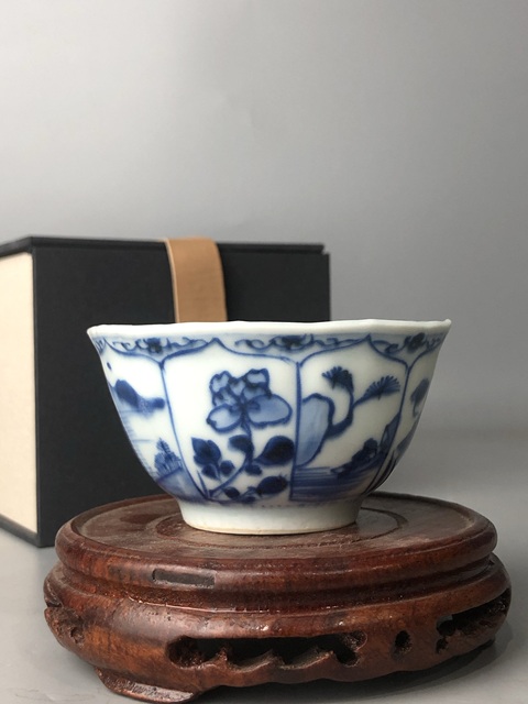 古玩陶瓷(精品主人杯)清康熙·青花松鹿延年·主人杯拍賣,當前價格408元