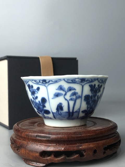 古玩陶瓷(精品主人杯)清康熙·青花松鹿延年·主人杯拍賣,當前價格408元