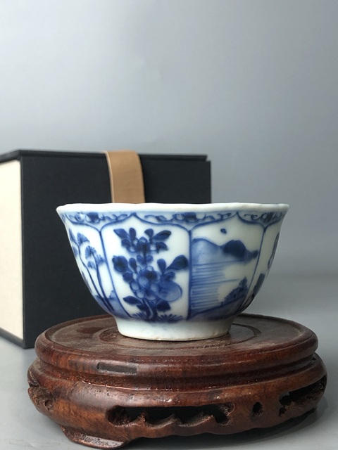 古玩陶瓷(精品主人杯)清康熙·青花松鹿延年·主人杯拍賣,當前價格408元