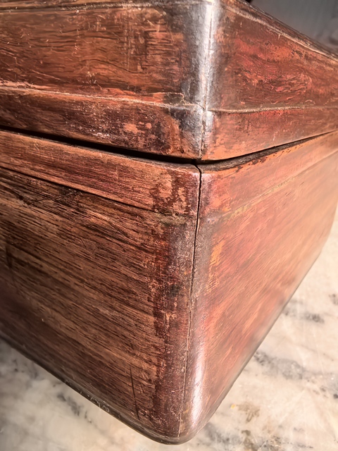 古玩雜項(xiàng)花梨木盒真品鑒賞圖