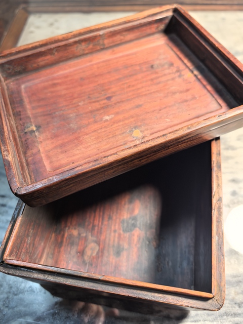 古玩雜項(xiàng)花梨木盒真品鑒賞圖
