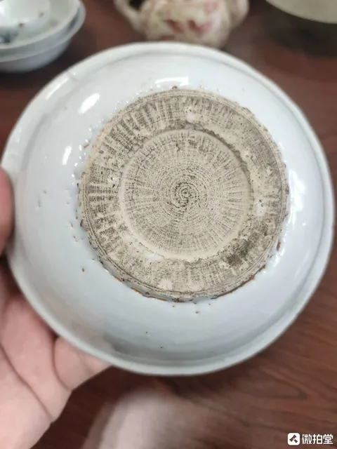 古玩陶瓷【明·天啟：稀有而親和】花卉紋青花盤拍賣，當前價格680元