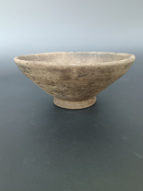 古玩陶瓷元代~黑陶茶盞拍賣,當前價格180元