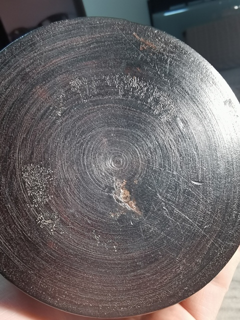 古玩雜項非洲花梨木雕筆筒真品鑒賞圖