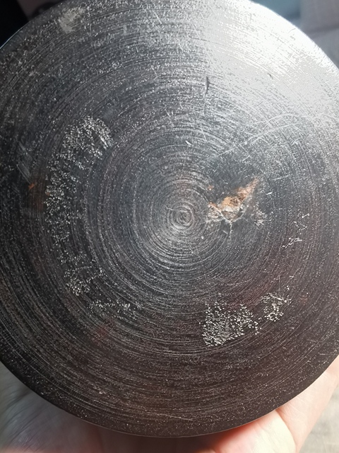 古玩雜項非洲花梨木雕筆筒真品鑒賞圖