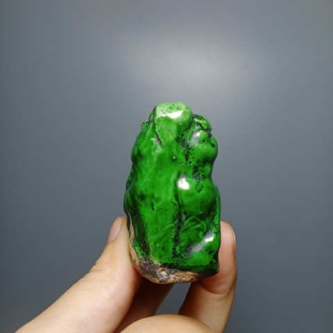 古玩陶瓷清代，綠釉獅紋筆架山拍賣，當前價格880元
